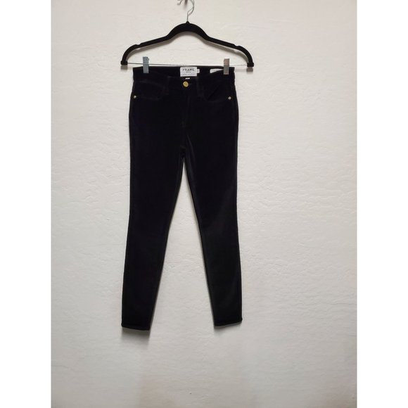 FRAME Le High Velvet Pinot 23 Skinny Jeans